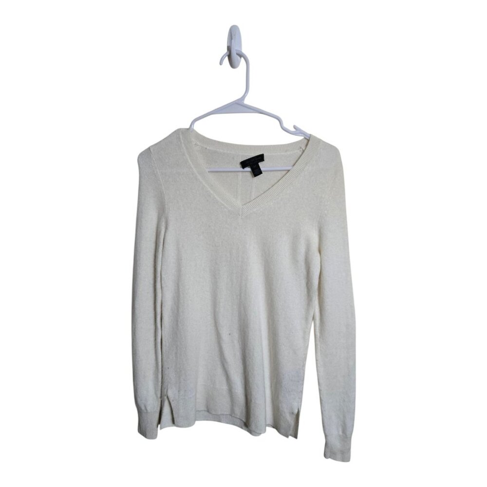 Saks Fifth Avenue Sweater Women S Cashmere Career Minimalist Cable Knit